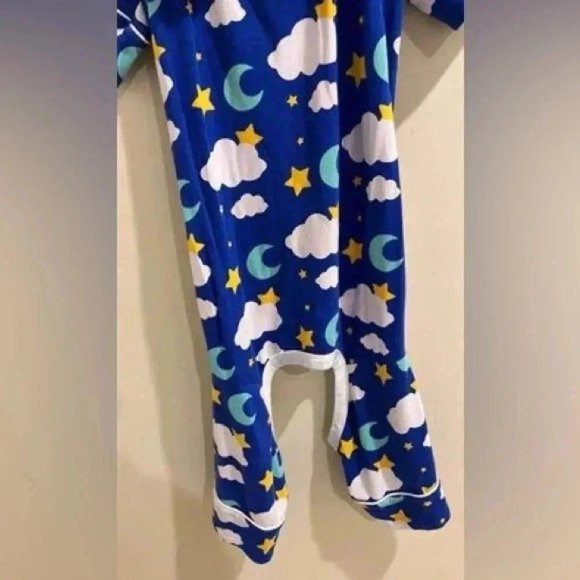 Bark Box Dog pajamas Size Large Blue Moons and Stars - Picture 2 of 6
